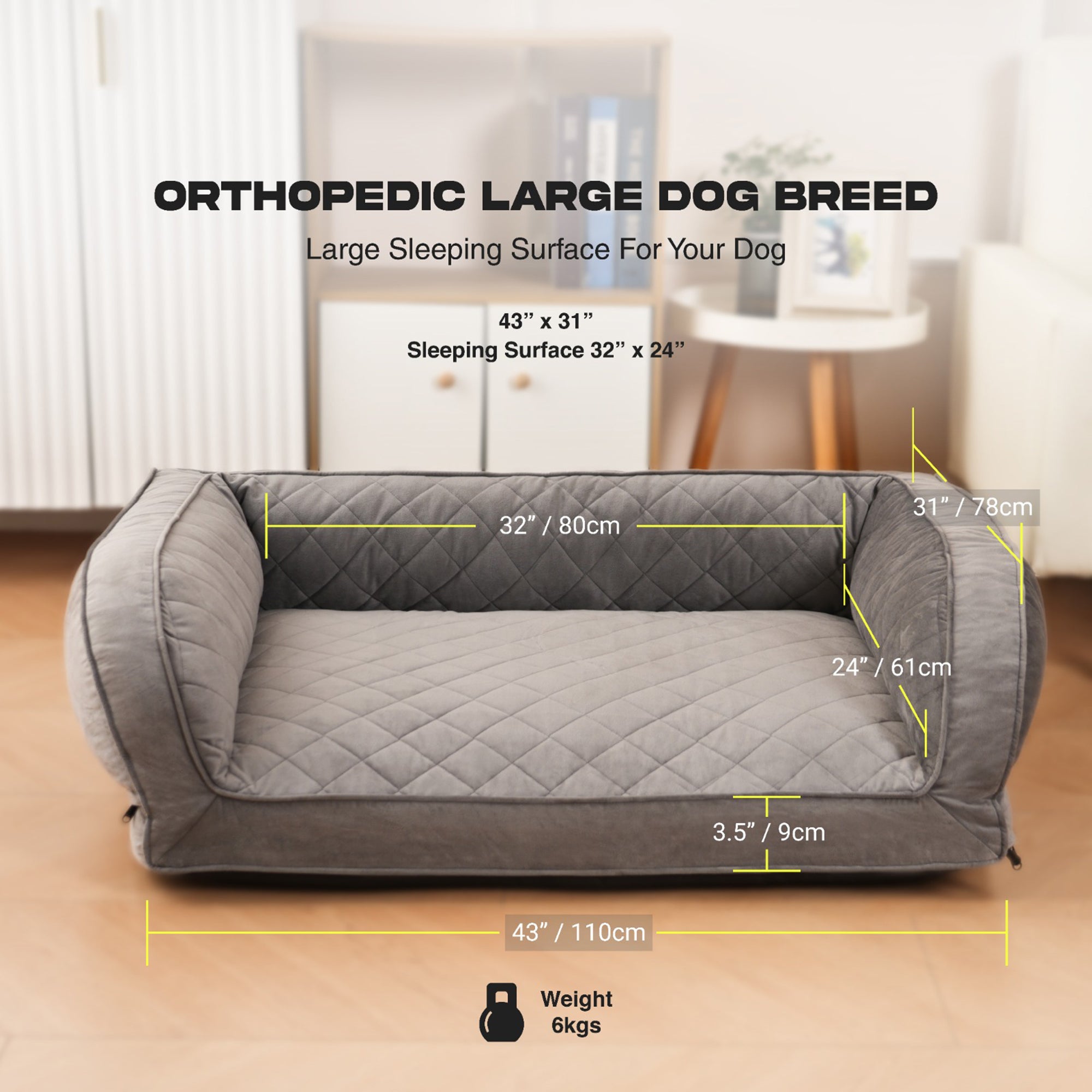 ORTHOPEDIC DOG BED