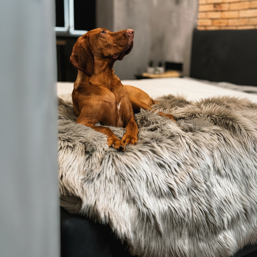 Faux Fur Throw Blanket