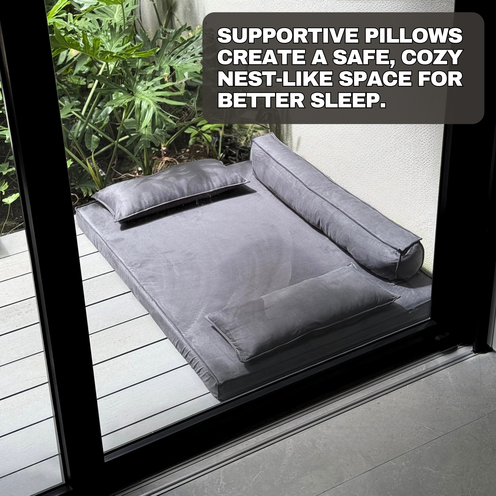 ORTHOPEDIC MEMORY FOAM DOG BED