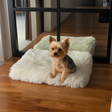 LUXURY FAUX FUR DOG BED