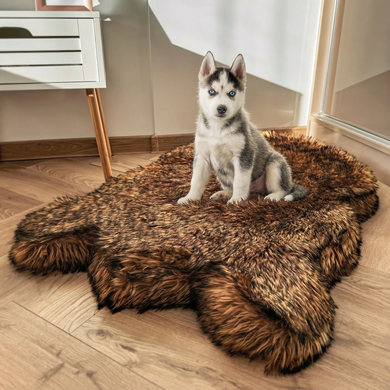 LUXURY FAUX FUR DOG BED 123123123