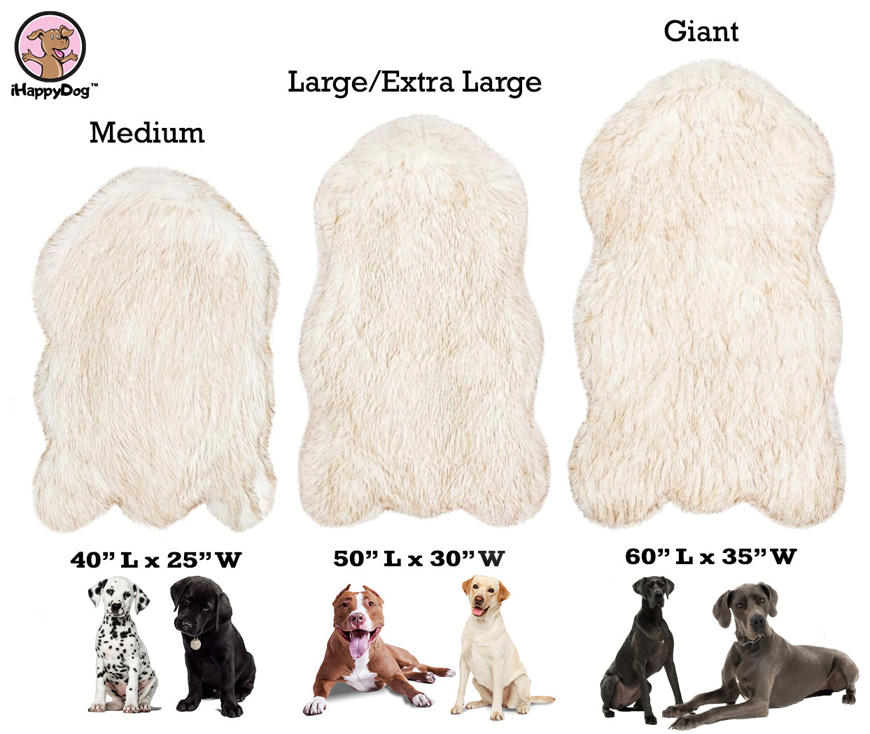 Faux Fur Shag Rug™ Companion-Pedic® Luxury Dog Bed